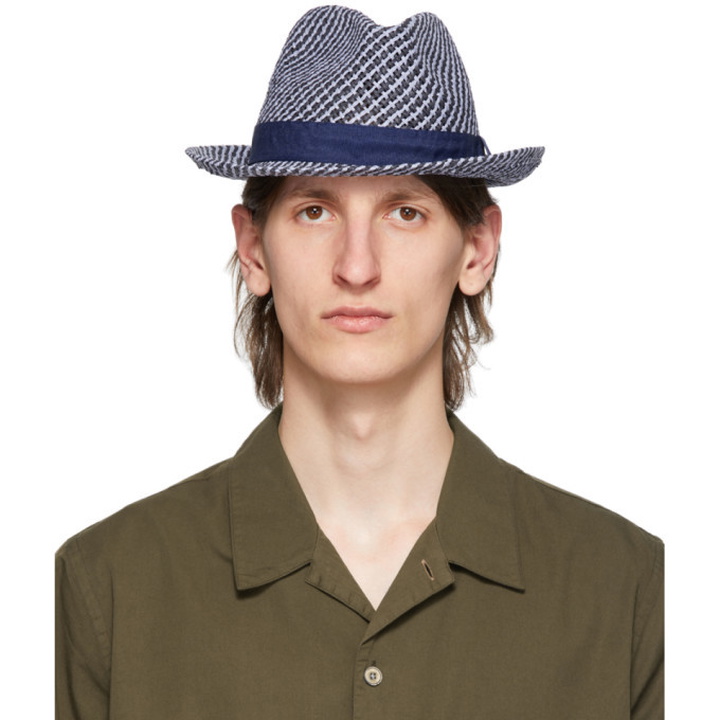 Photo: PS by Paul Smith Navy Trilby Hat