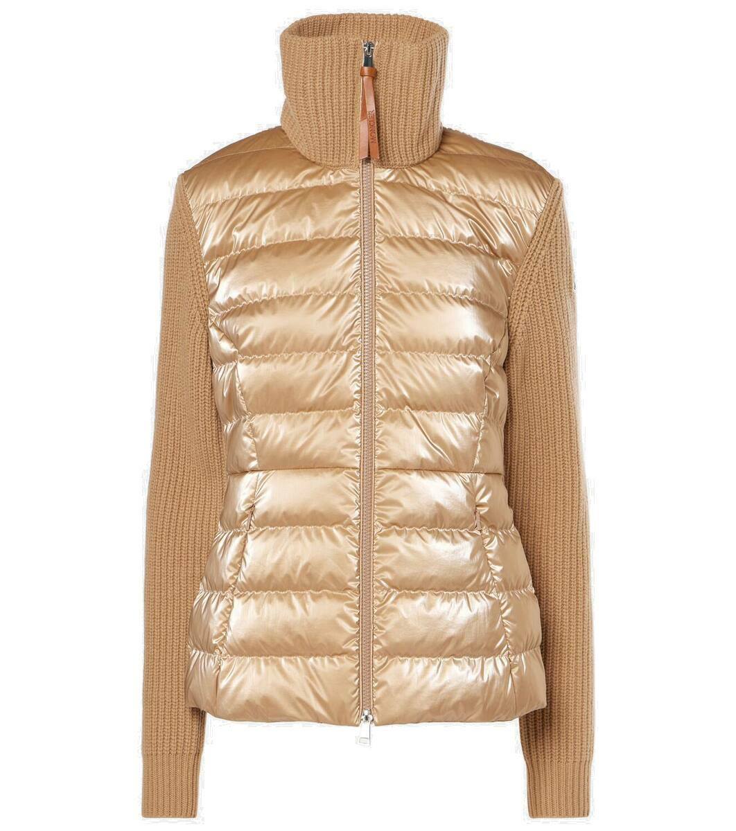 Moncler Down-paneled wool jacket Moncler