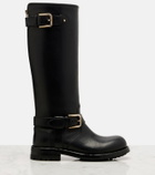Dolce&Gabbana Leather biker boots