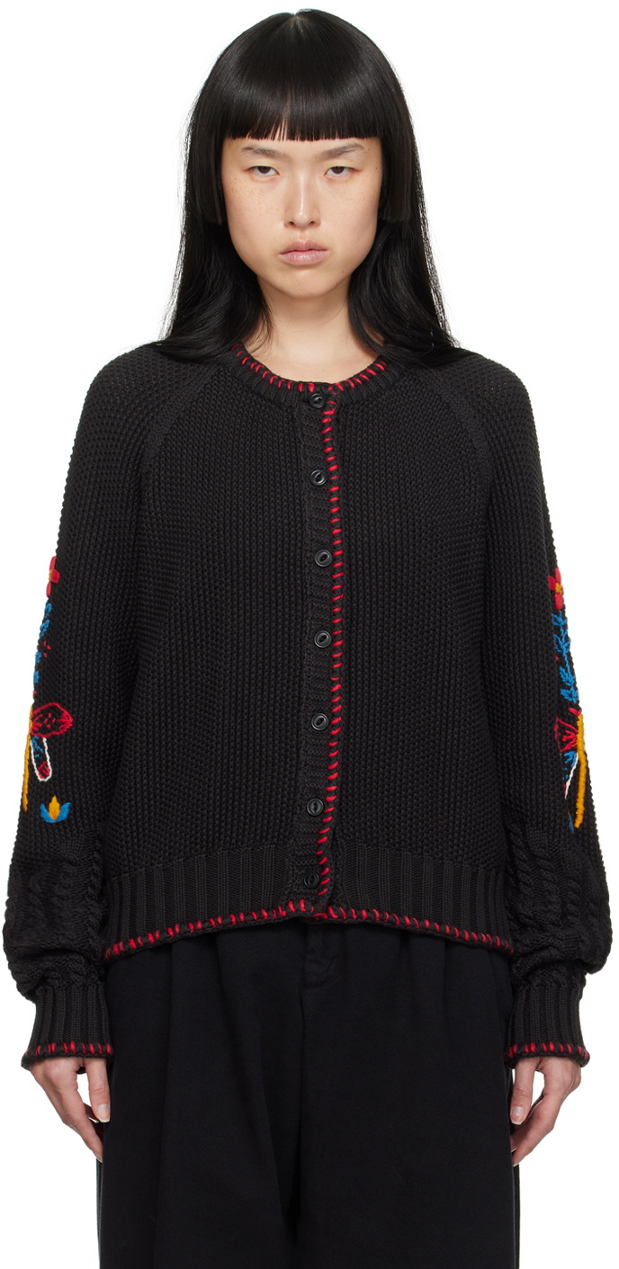 YMC Black Lotus Cardigan YMC