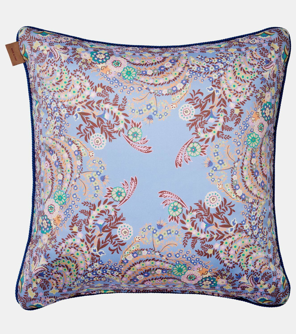 Etro Floral cotton jacquard cushion