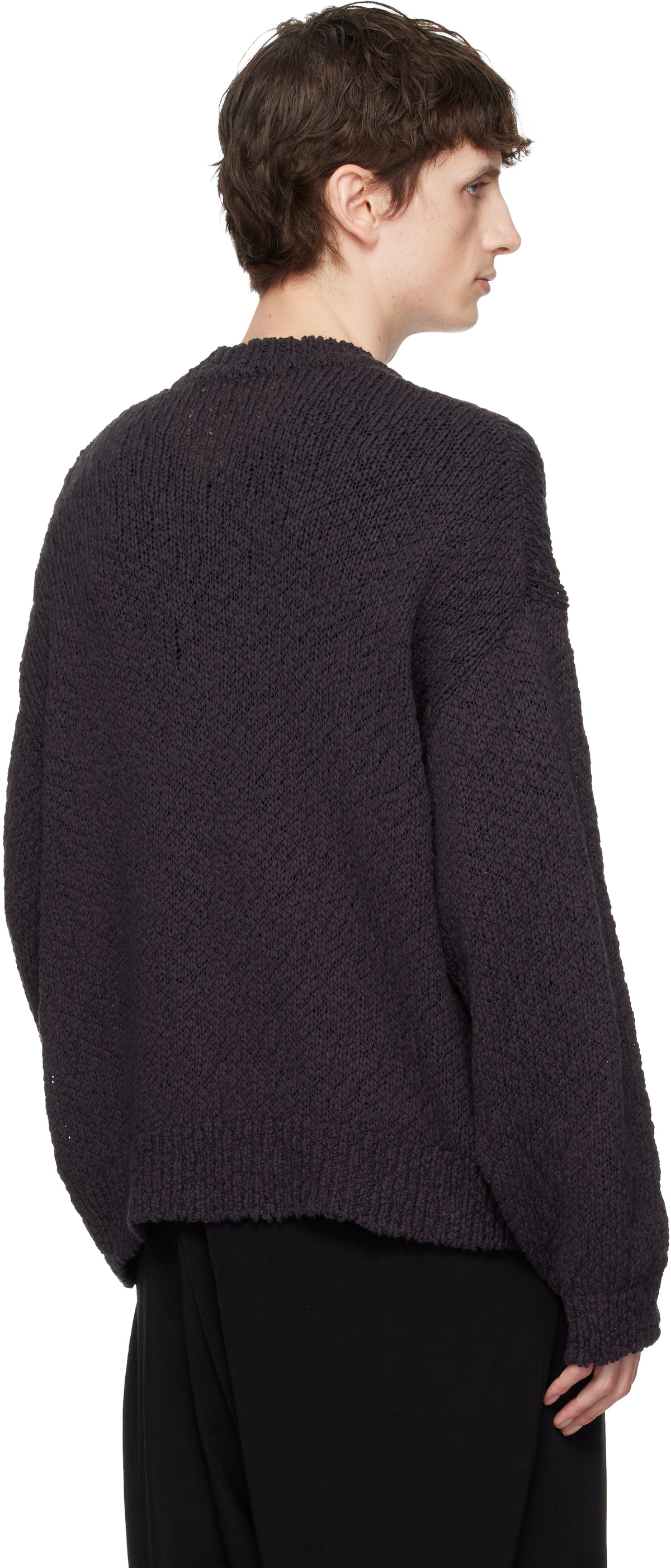 HOMME PLISSÉ ISSEY MIYAKE Brown Risotto Knit Sweater
