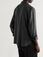 UMIT BENAN B - Cashmere and Silk-Blend Shirt - Gray