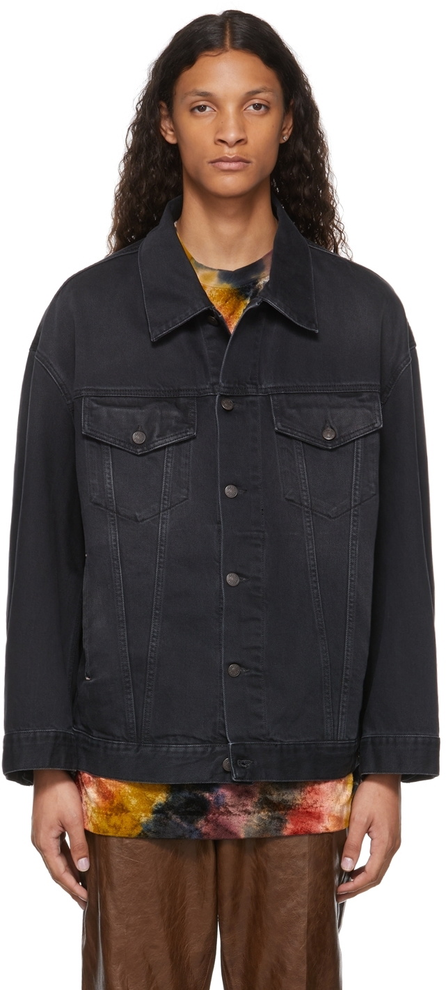 Acne Studios Black Oversized Denim Jacket Acne Studios