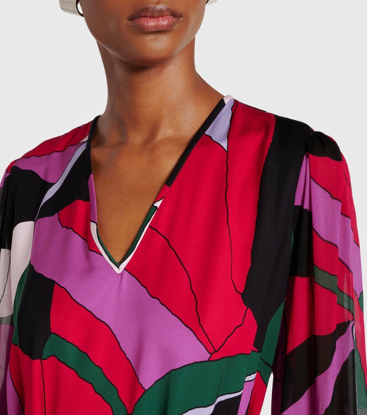 Diane von Furstenberg Abel printed midi dress