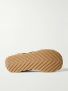 Bottega Veneta - Orbit Metallic Rubber and Mesh Sneakers - Gold