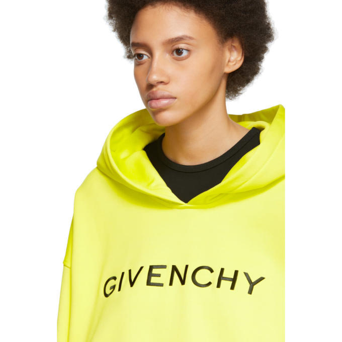 Givenchy Yellow Logo Hoodie Givenchy