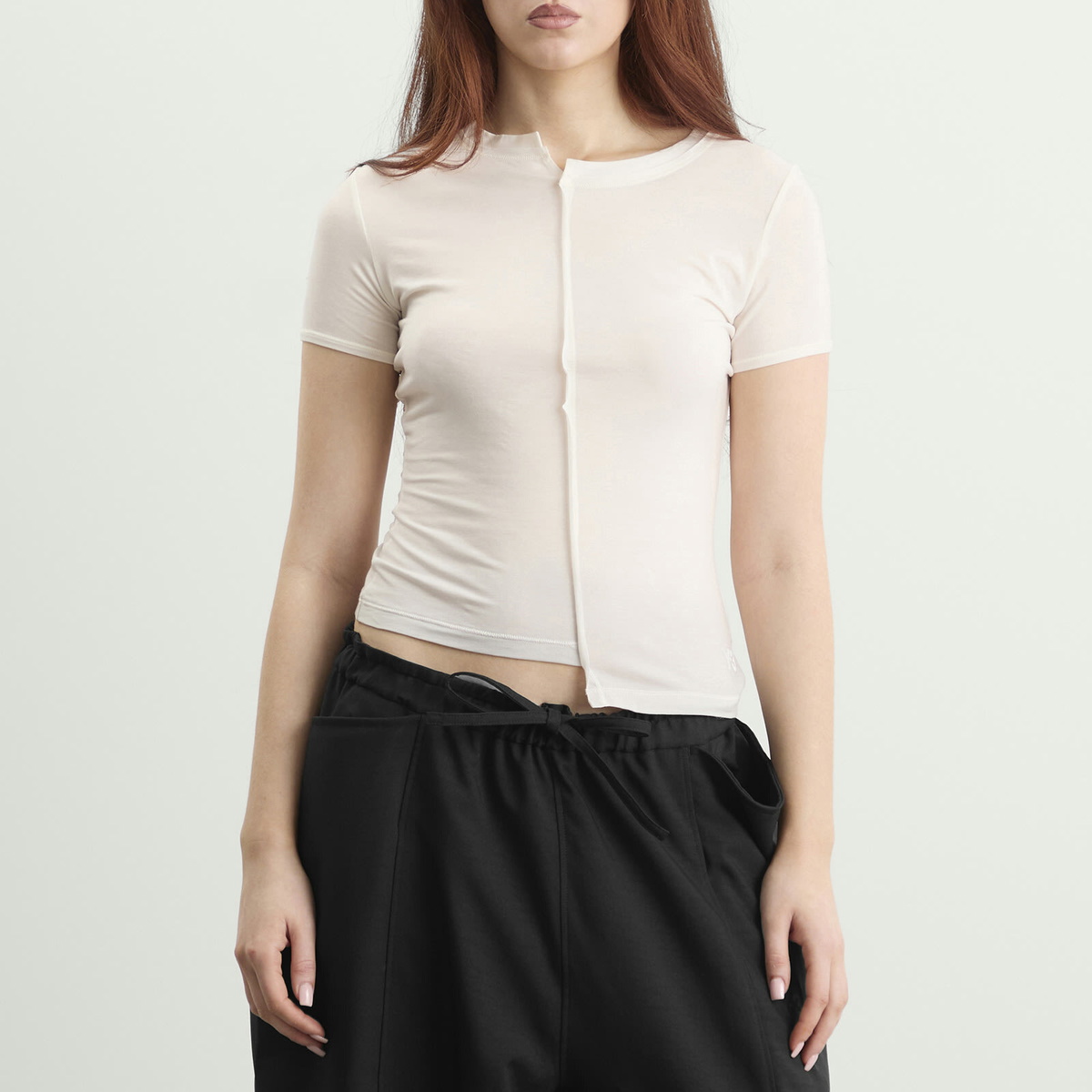 Y-3 Women's T-Shirt in Beige