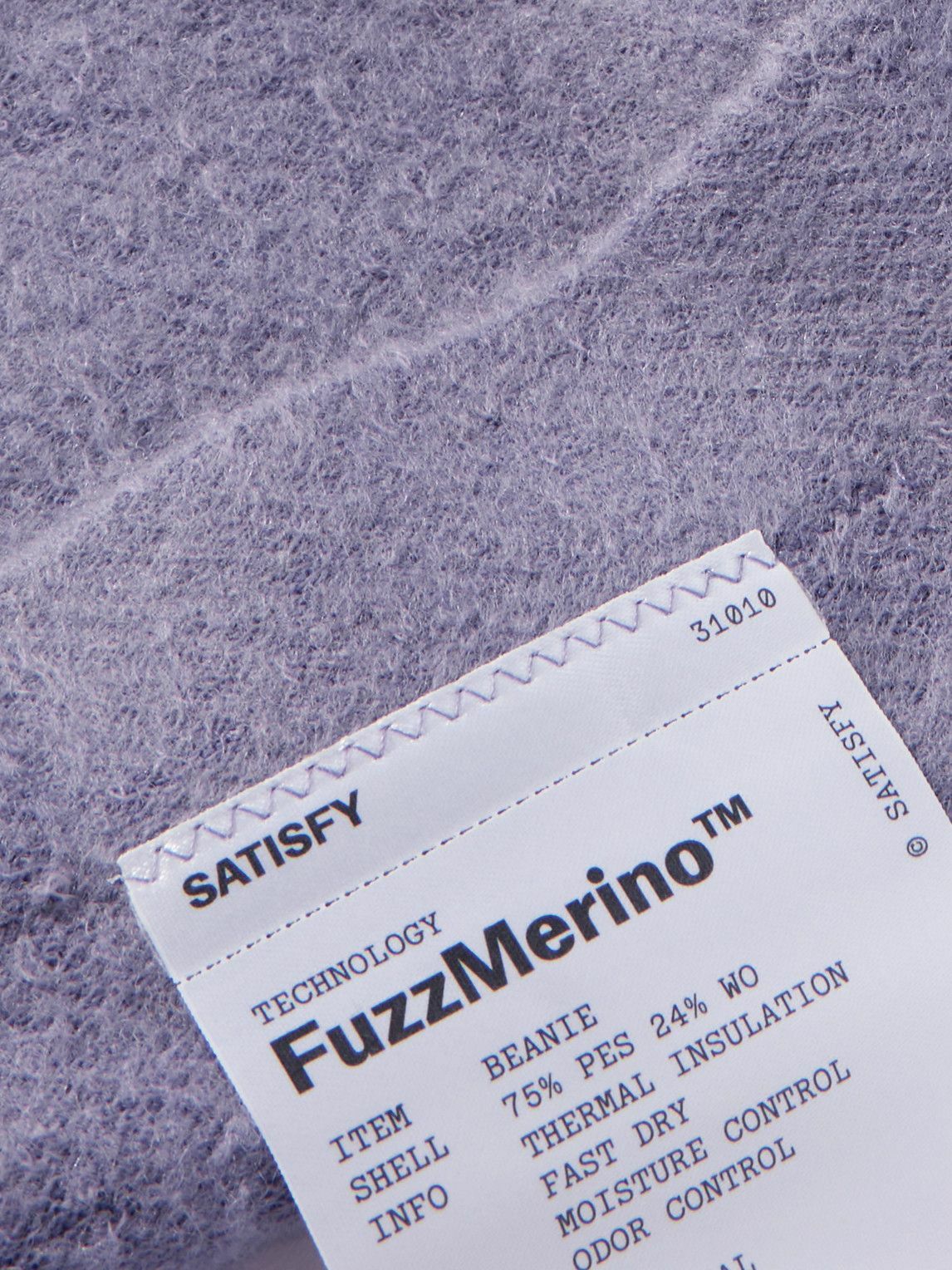 Satisfy - Logo-Appliquéd FuzzMerino™ Beanie