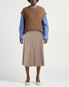 Peserico Womens Midi skirt Khaki