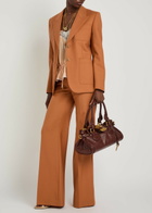 Chloe Wool Blazer Tan