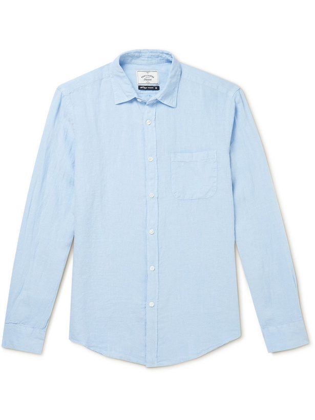 Photo: Portuguese Flannel - Linen Shirt - Blue