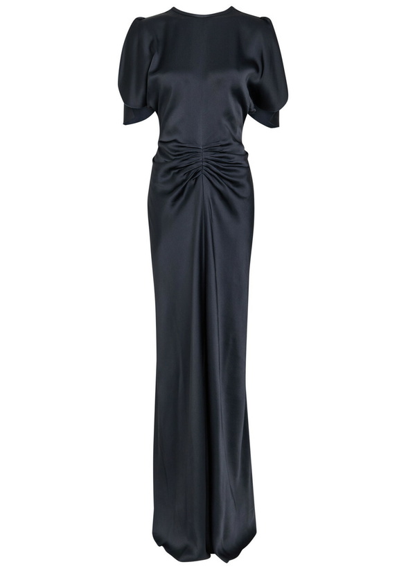 Victoria Beckham - Bridal lace-embroidered satin maxi dress Victoria Beckham