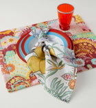 La DoubleJ Botanical set of 2 linen napkins