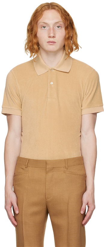 Photo: TOM FORD Tan Towelling Polo
