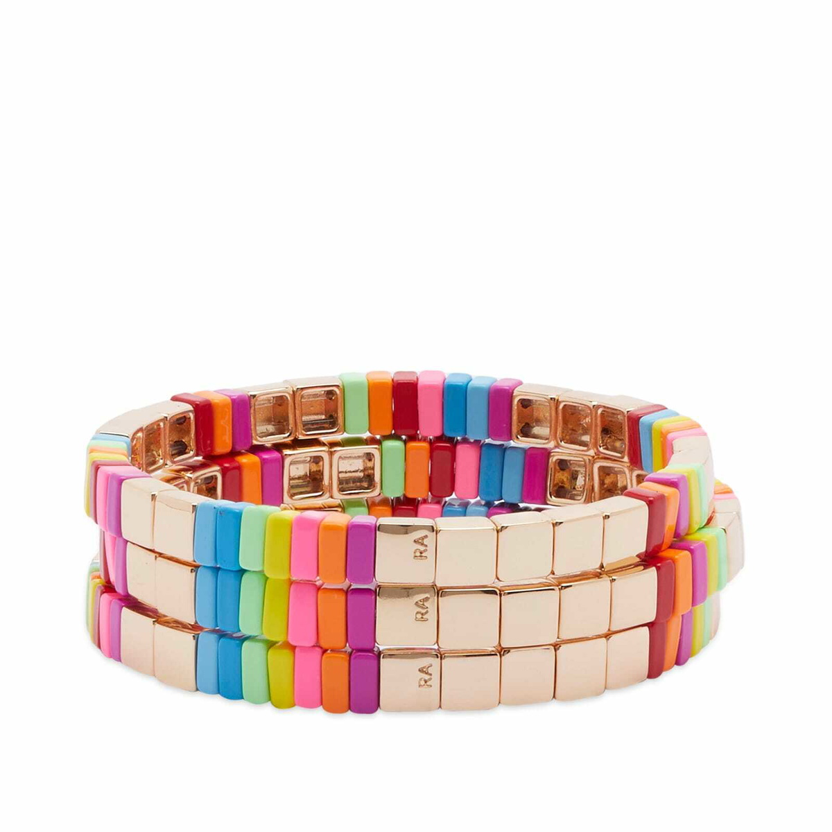 Roxanne Assoulin Women's Chasing Rainbows Bracelet - Set of 3 in Multi 