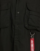 Alpha Industries Mens Shirt in Black