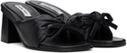 Reike Nen Black Bow Heeled Sandals