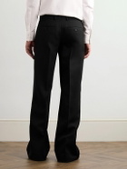 Alexander McQueen - Straight-Leg Wool Trousers - Black