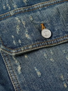 Givenchy - Distressed Denim Jacket - Blue