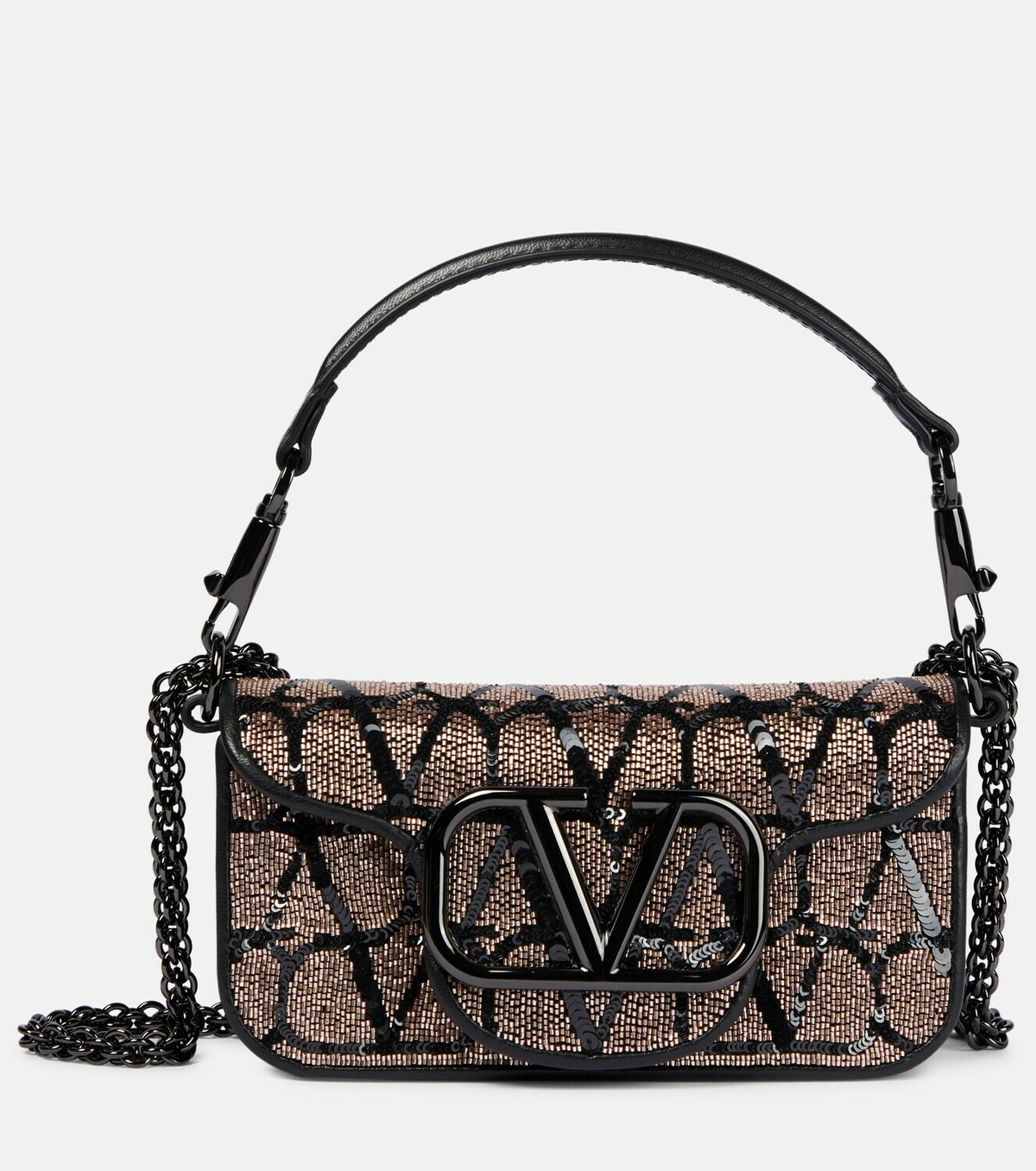 Valentino Garavani Locò Small Toile Iconographe shoulder bag