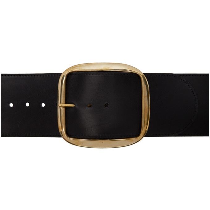 Charles Jeffrey Loverboy Black Oversized Waist Belt Charles