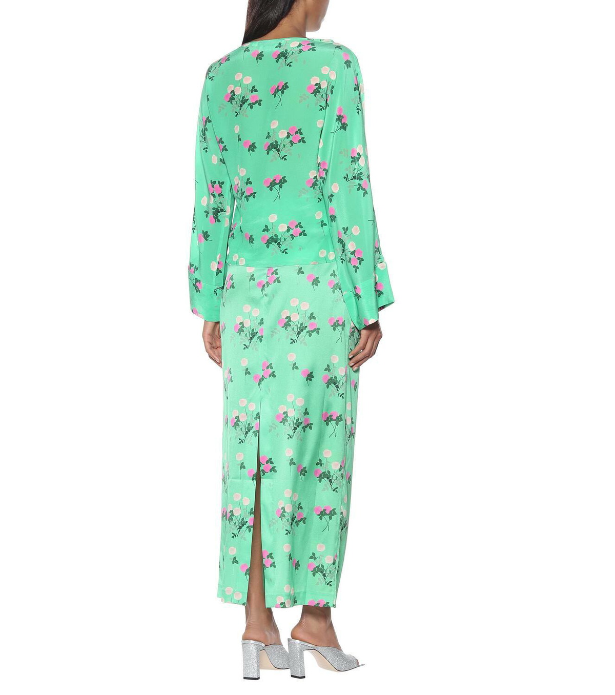BERNADETTE Gemma floral silk top