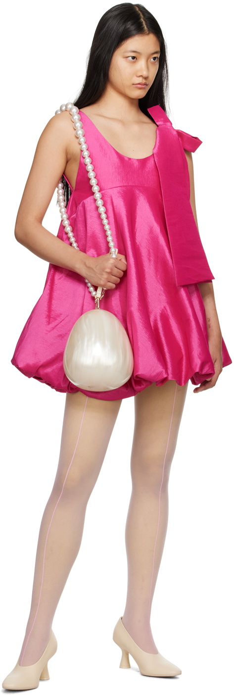【関税込み】Kika Vargas SSENSE限定 レッド Crie ミニドレス Kika Vargas Pink Sue Minidress Kika Vargas