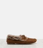 Brunello Cucinelli Monili suede driving shoes