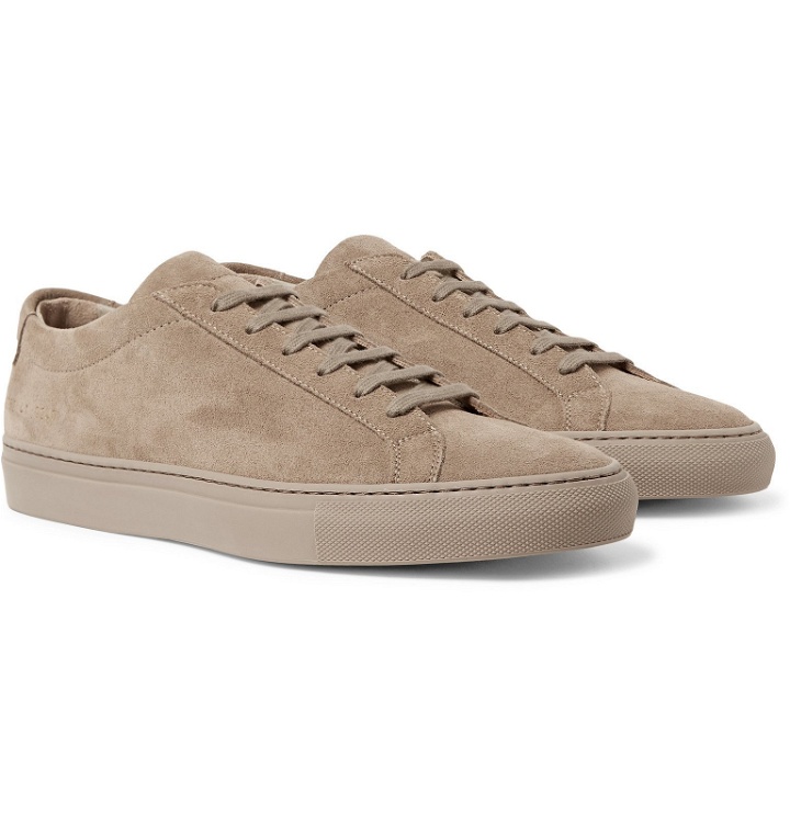 Photo: Common Projects - Original Achilles Suede Sneakers - Brown