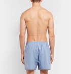 Zimmerli - Gingham Cotton Boxer Shorts - Men - Blue