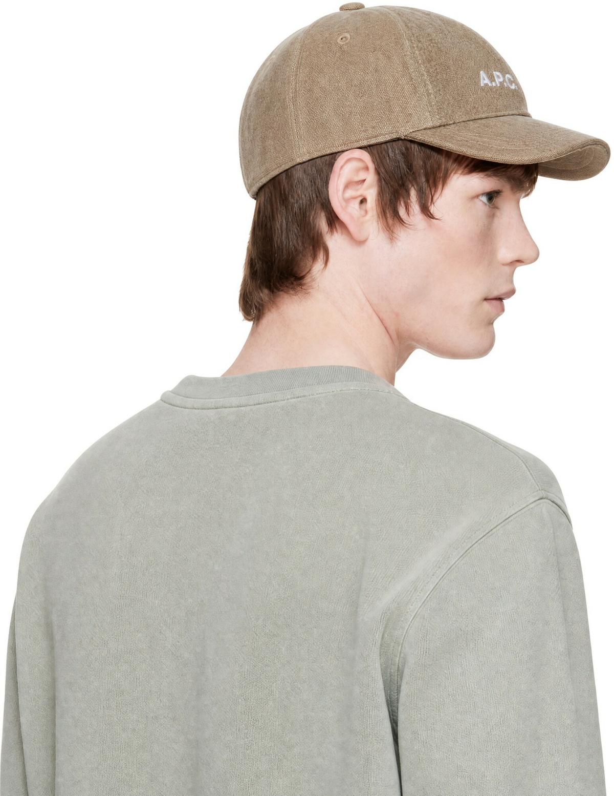 【美品】A.P.C. アーペーセー チャーリー キャップ ベージュ A.P.C. Brown Charlie Baseball Cap A.P.C.
