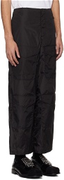 Simone Rocha Black Multi Pocket Cargo Pants