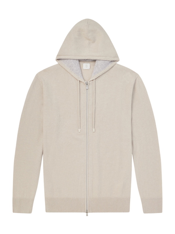 Photo: Eleventy - Cashmere Zip-Up Hoodie - Neutrals