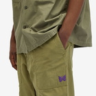 Needles Men's String Fatigue Trouser in Olive