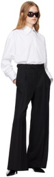 Carven Black Straight Leg Trousers