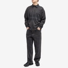 Fucking Awesome Men's Blackletter Rugby Shirt in Dark Grey