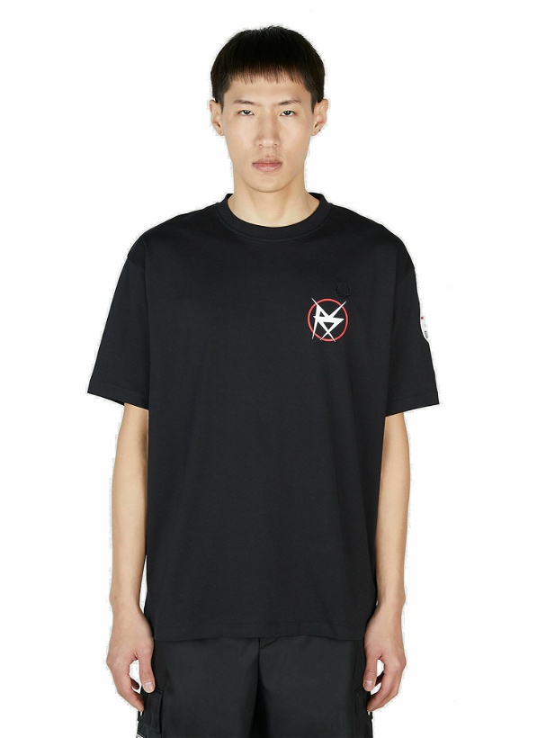 Photo: Raf Simons x Fred Perry - Printed T-Shirt in Black