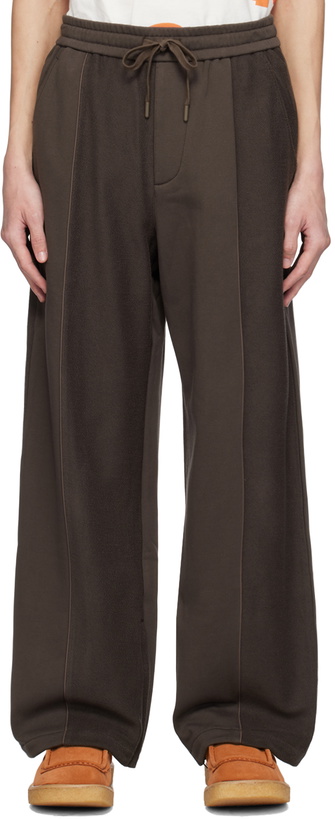 Photo: A PERSONAL NOTE 73 Brown Paneled Trousers