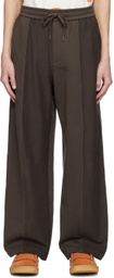 A PERSONAL NOTE 73 Brown Paneled Trousers