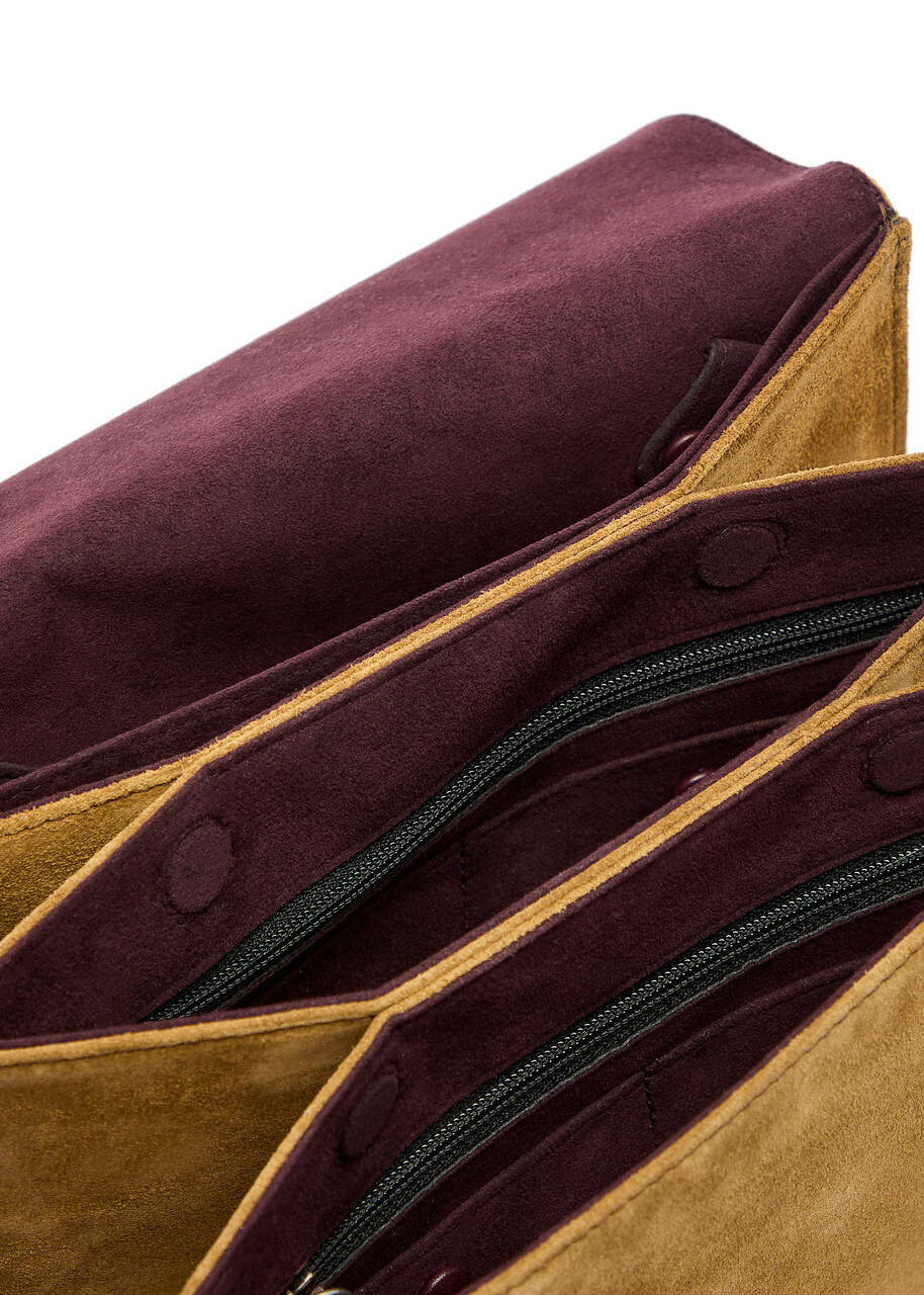 Metier Large Suede Jewellery Pouch - Tan - One Size