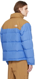 The North Face Blue & Khaki '92 Low-Fi Hi-Tek Nuptse Down Jacket