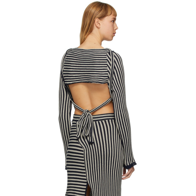 ECKHAUS LATTA Yosemite グラフィックプリントパーカー ジェイダ GYDA バックレースアップショートパーカー （オフ