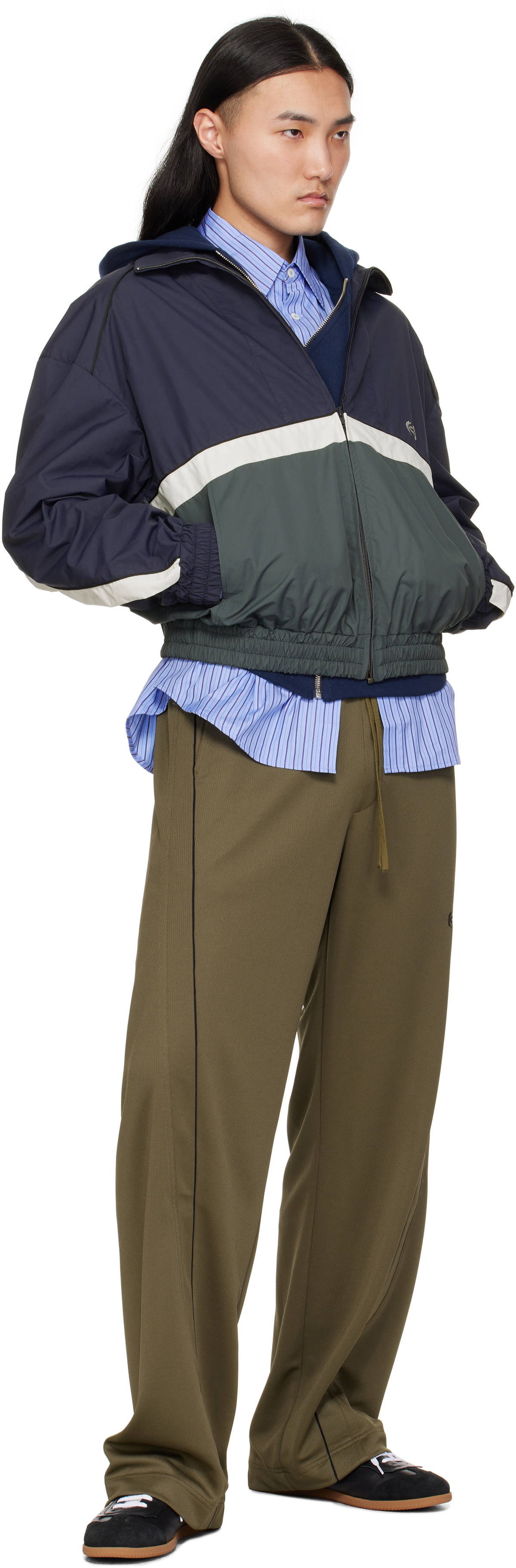 Commission Navy & Gray Jitsu Jacket