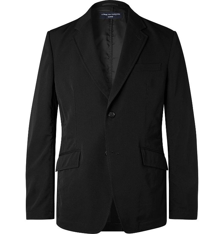Photo: Comme des Garçons HOMME - Black Slim-Fit Wool-Gabardine Suit Jacket - Black