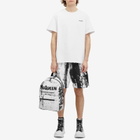Alexander McQueen Men's Metropolotan Backpack in Black/White 