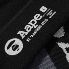 Men's AAPE Sport Sock in Black