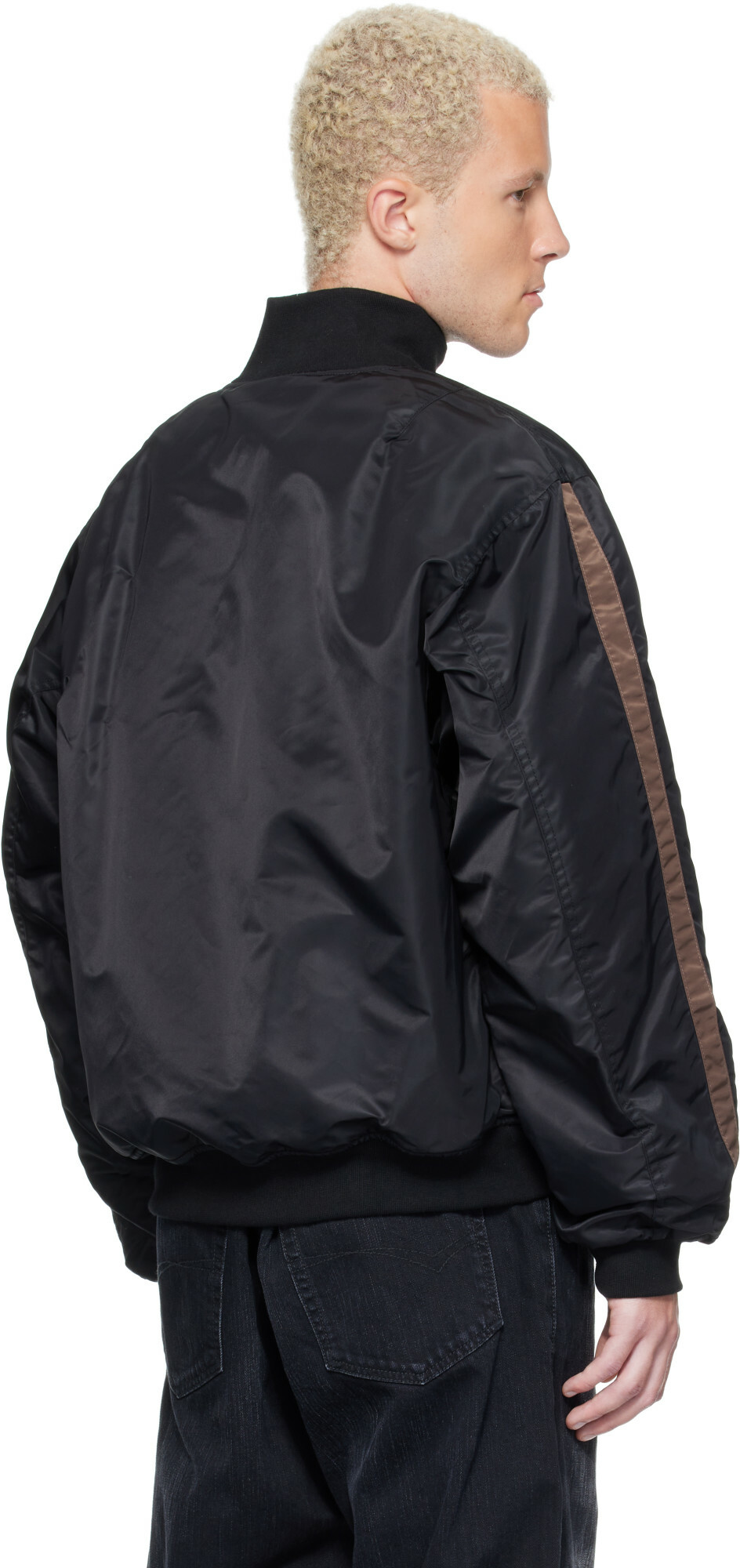 ALEXANDER DIGENOVA Black RL Bomber Jacket