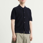 NN07 Men's Nolan Polo Cardigan in Navy Blue