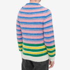 Howlin by Morrison Men's Howlin' Flying Tapes Stripe Crew Knit in Apollo